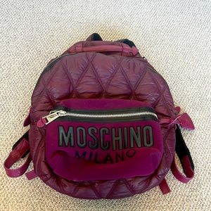 Full size Moschino nylon back back